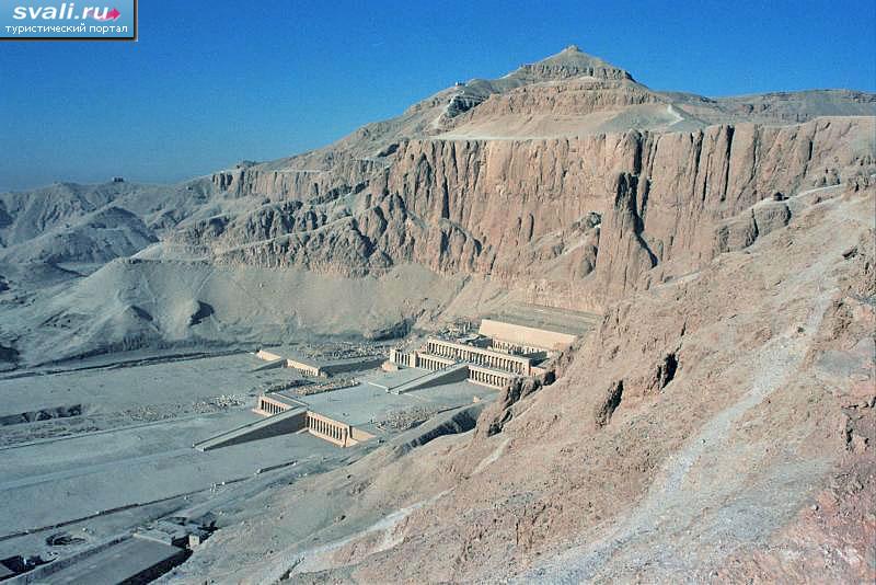 Луксор Египет храм царицы Хатшепсут